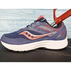 Saucony Cohesion 15 Women's Running Shoes Navy Blue Pink Sz 8.5